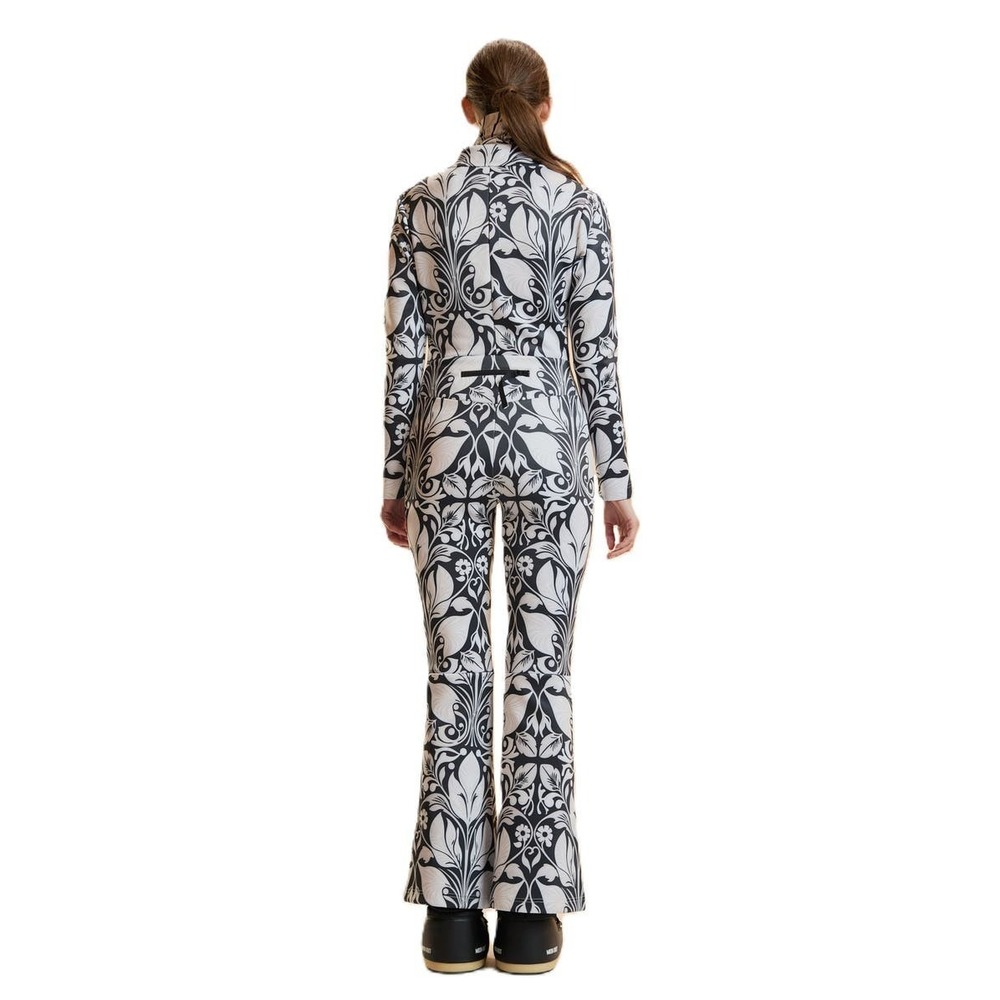 NWT Cynthia Rowley Bonded Ski Suit Womens S Black White Snowsuit Winter - Picture 2 of 10